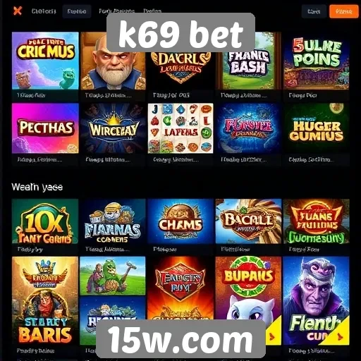 Tendências de jogos populares na k69 bet