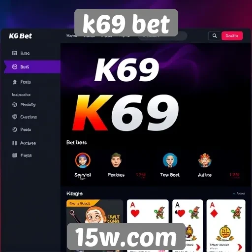 Interface do usuário do k69 bet é intuitiva